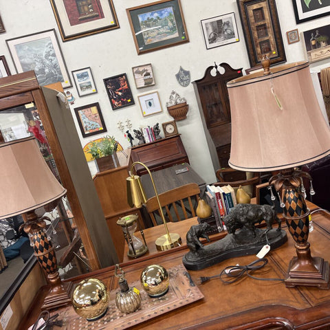 Pair of Lamps w/ Shades (AS IS)