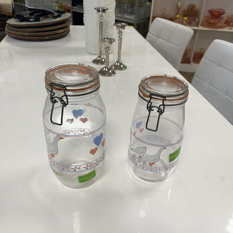 2pc Jars w/Lid