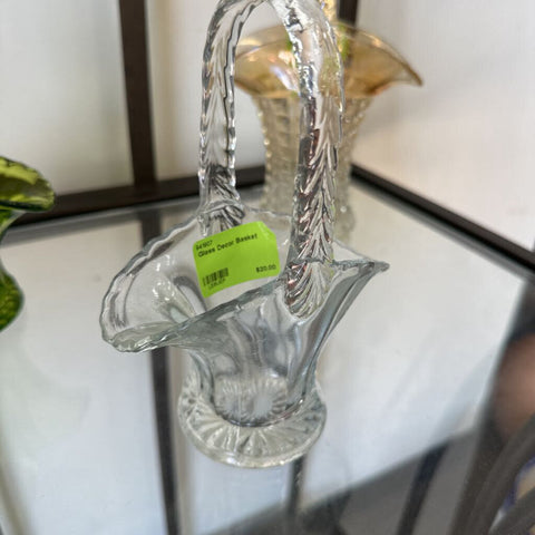 Glass Decor Basket