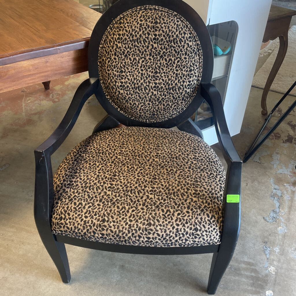 Accent Leopard Chair