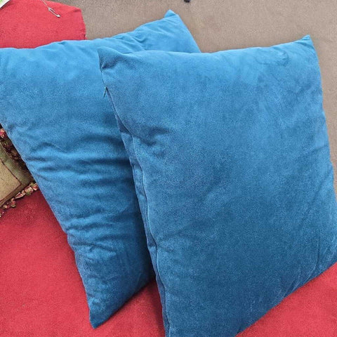 PAIR of Teal Pillows