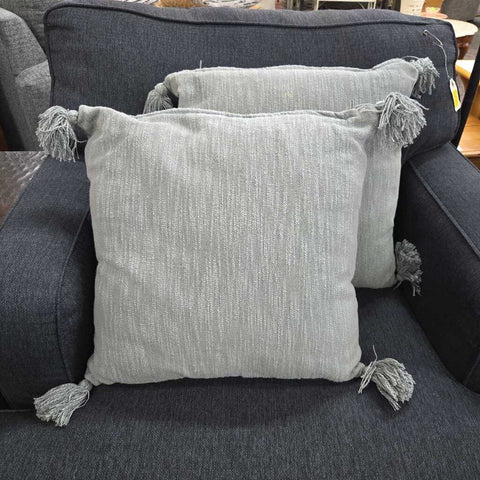 PAIR of Grey Pillows