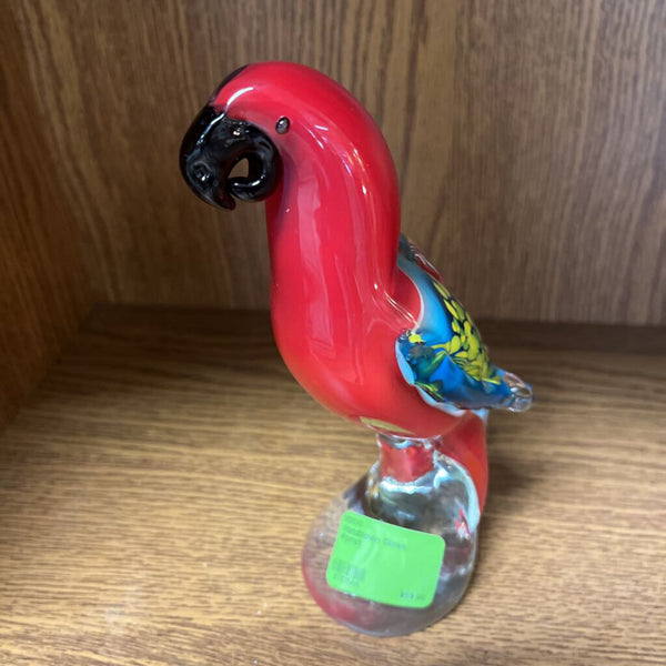 Handblown Glass Parrot