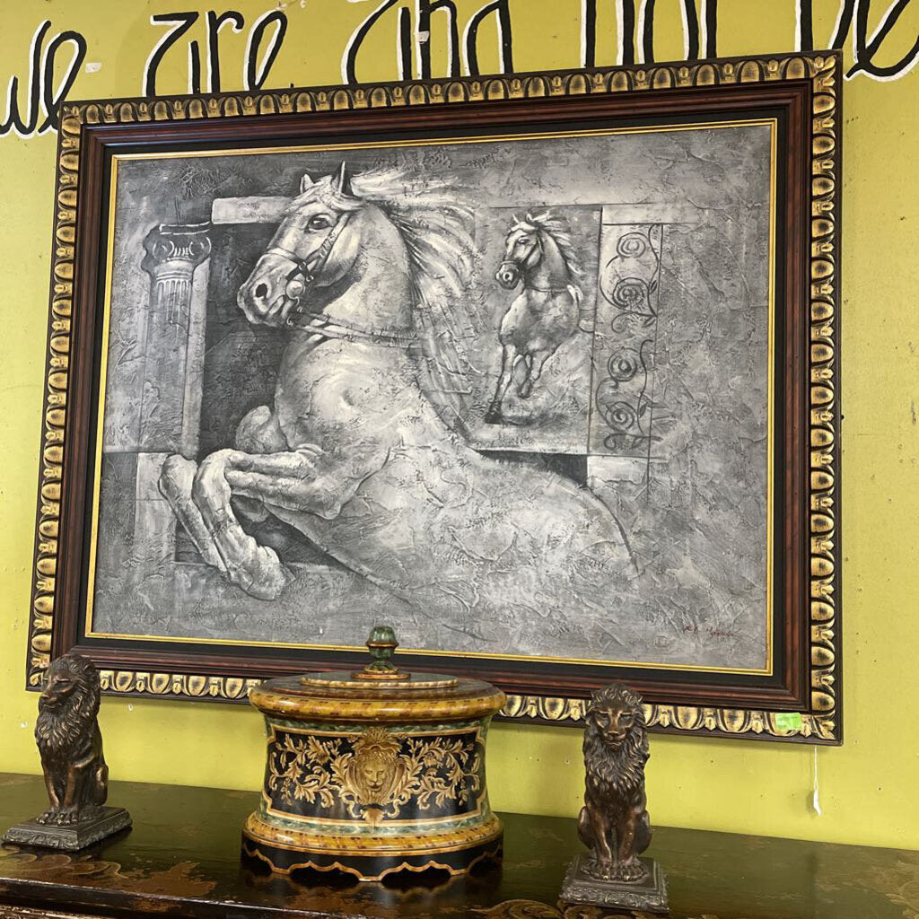 Large Framed Canvas AS IS (frame)