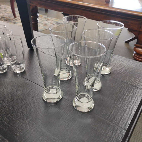 Set of 6 VTG Flared Beer Glasses