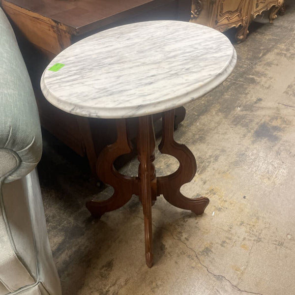 Marble Top Accent Table