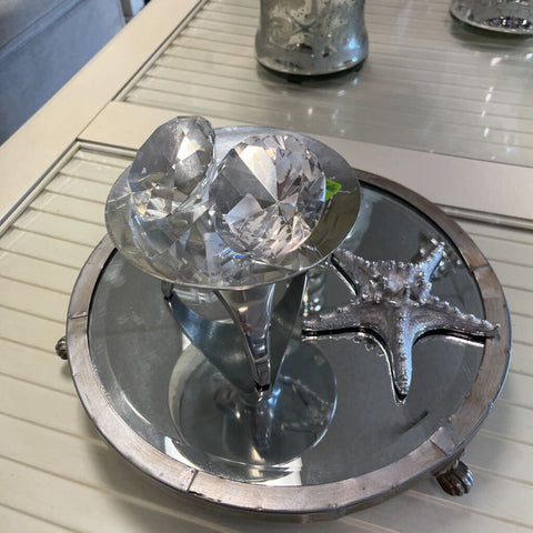 Pair of Diamond Paperweights
