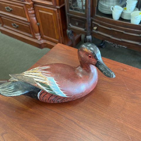 Carved Wooden Duck