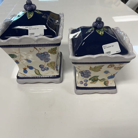 2pc Canister Set