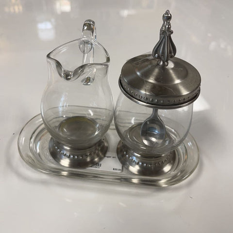 Cream & Sugar on Tray