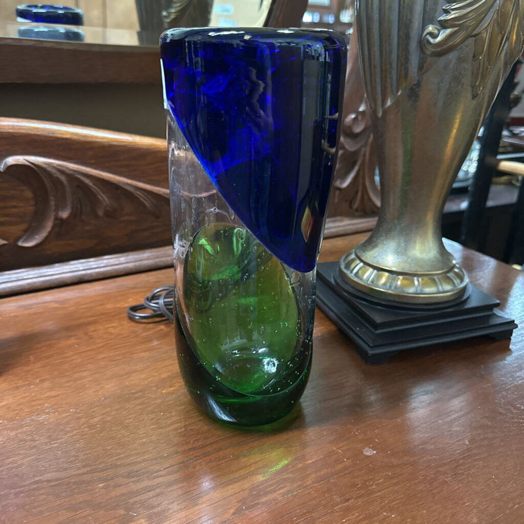 Handblown Bubble Glass Vase