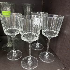 Set of 4 Cristal D' Arques Macassar Glasses