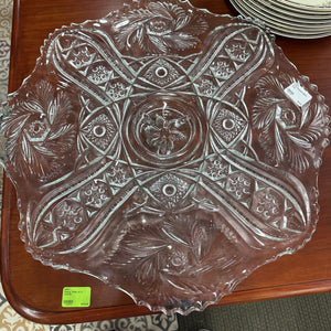 VTG Pressed Glass Tray