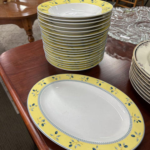 20 Pc Royal Doulton Blueberry Dish Set