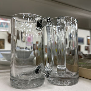 Pair of Glass Beer Mugs