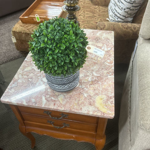 Vase w/Plant Decor