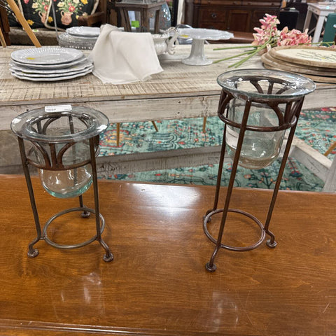 Set of 2 Candleholders
