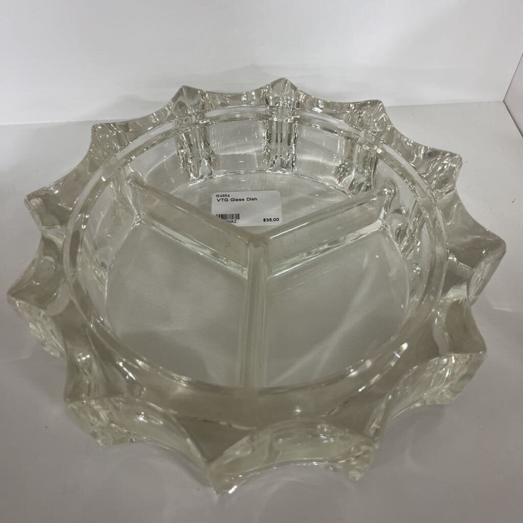 VTG Glass Dish