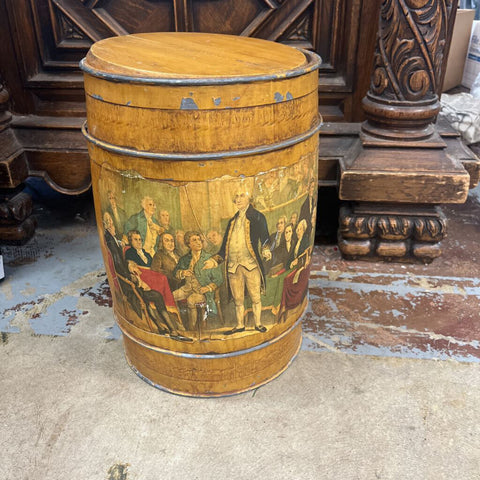 Vintage Art Barrel