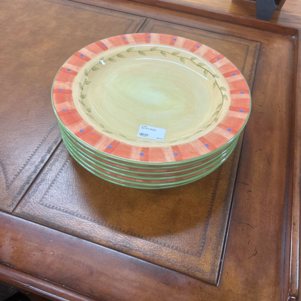 Set of 6 Plates