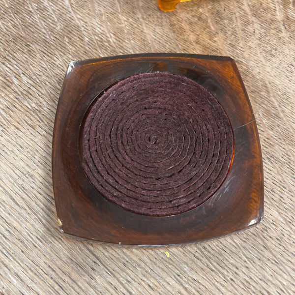 Set of 8 Vintage Acrylic Coasters