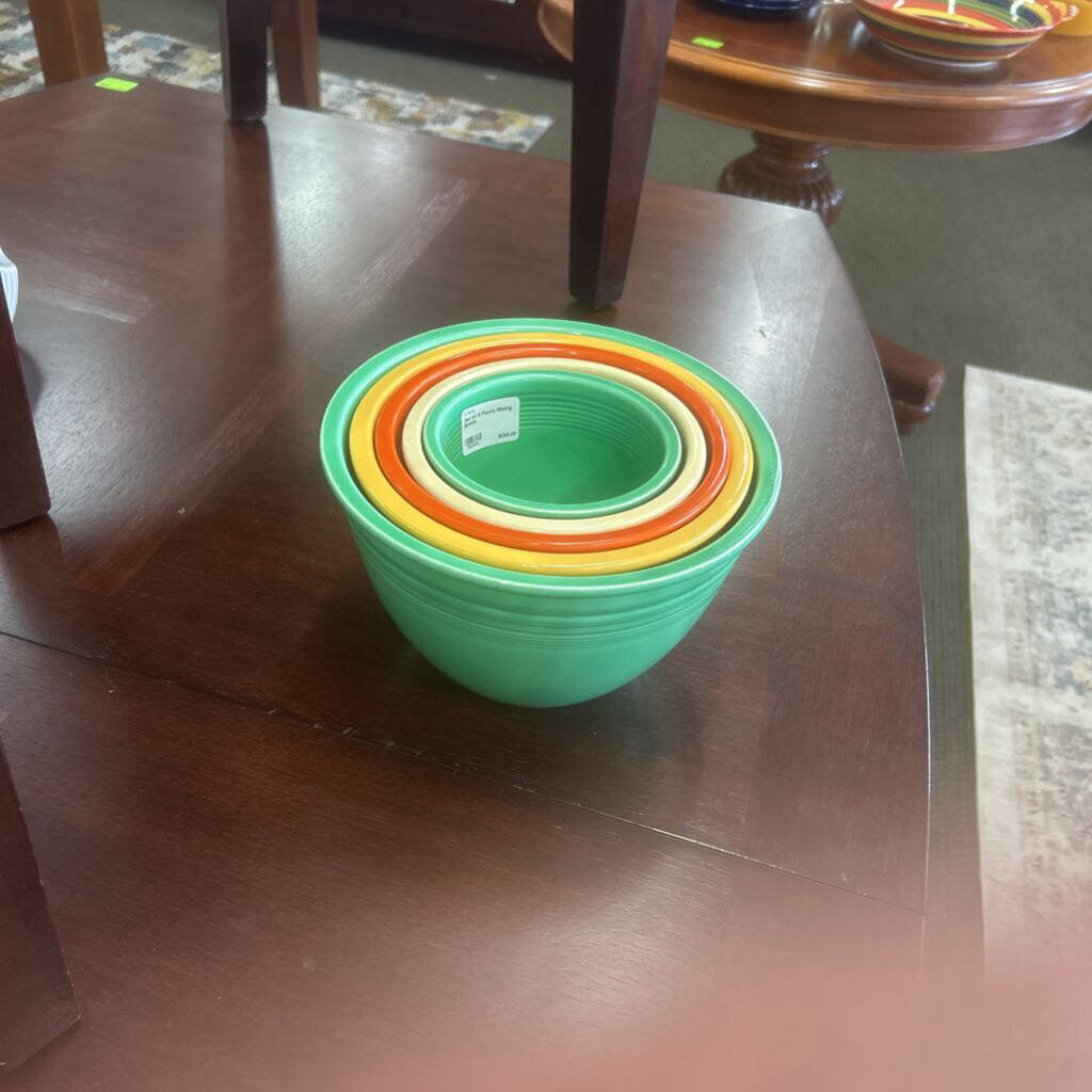 Set of 5 Fiesta Mixing Bowls