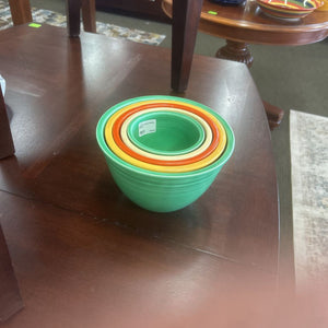 Set of 5 Fiesta Mixing Bowls