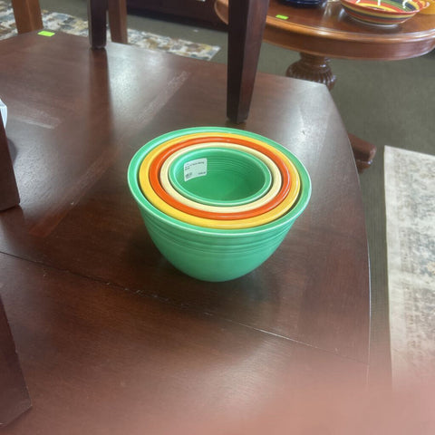 Set of 5 Fiesta Mixing Bowls
