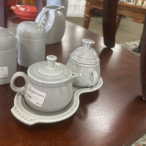 5 Piece Fiesta Cream & Sugar Set