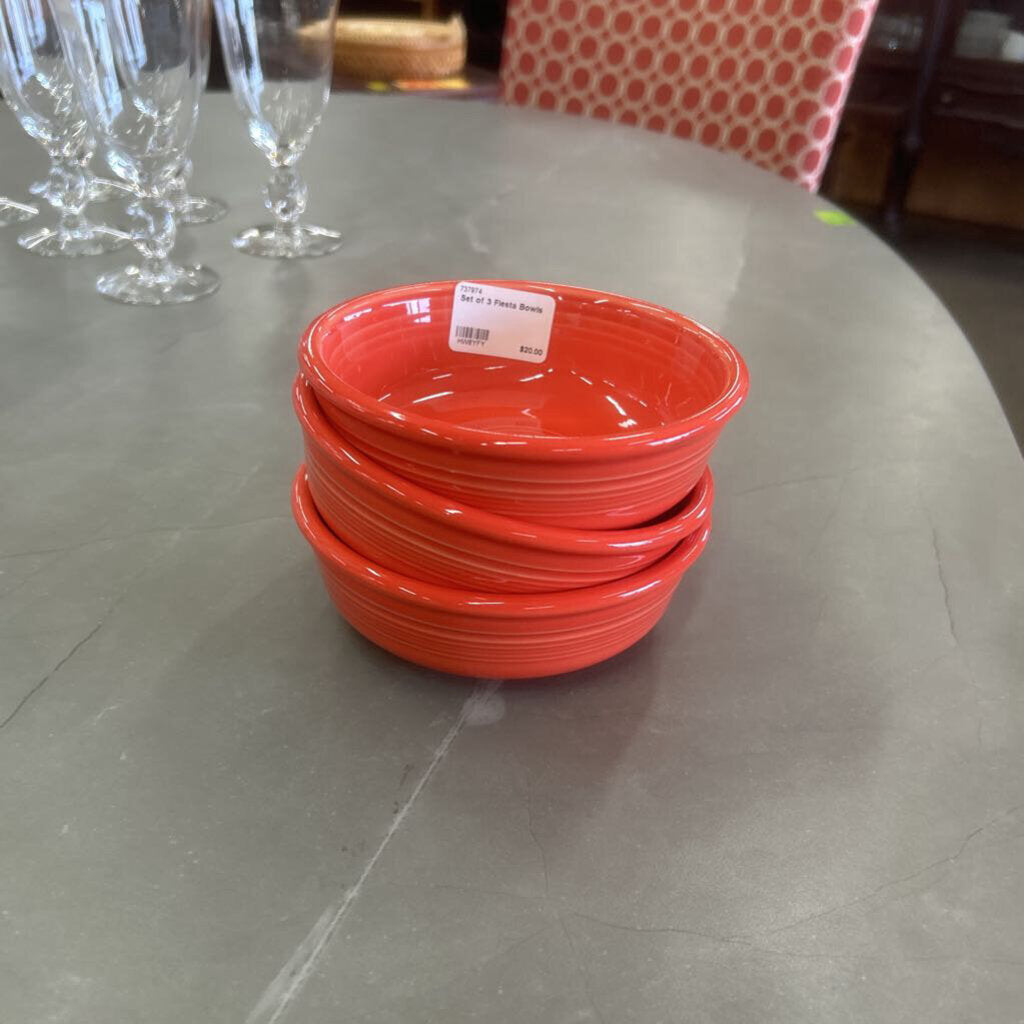 Set of 3 Fiesta Bowls