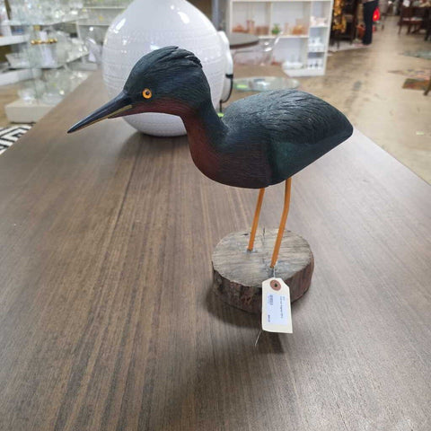 Carved Signed Bird