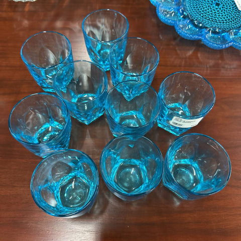 Set of 10 Fostoria Liquor Glasses