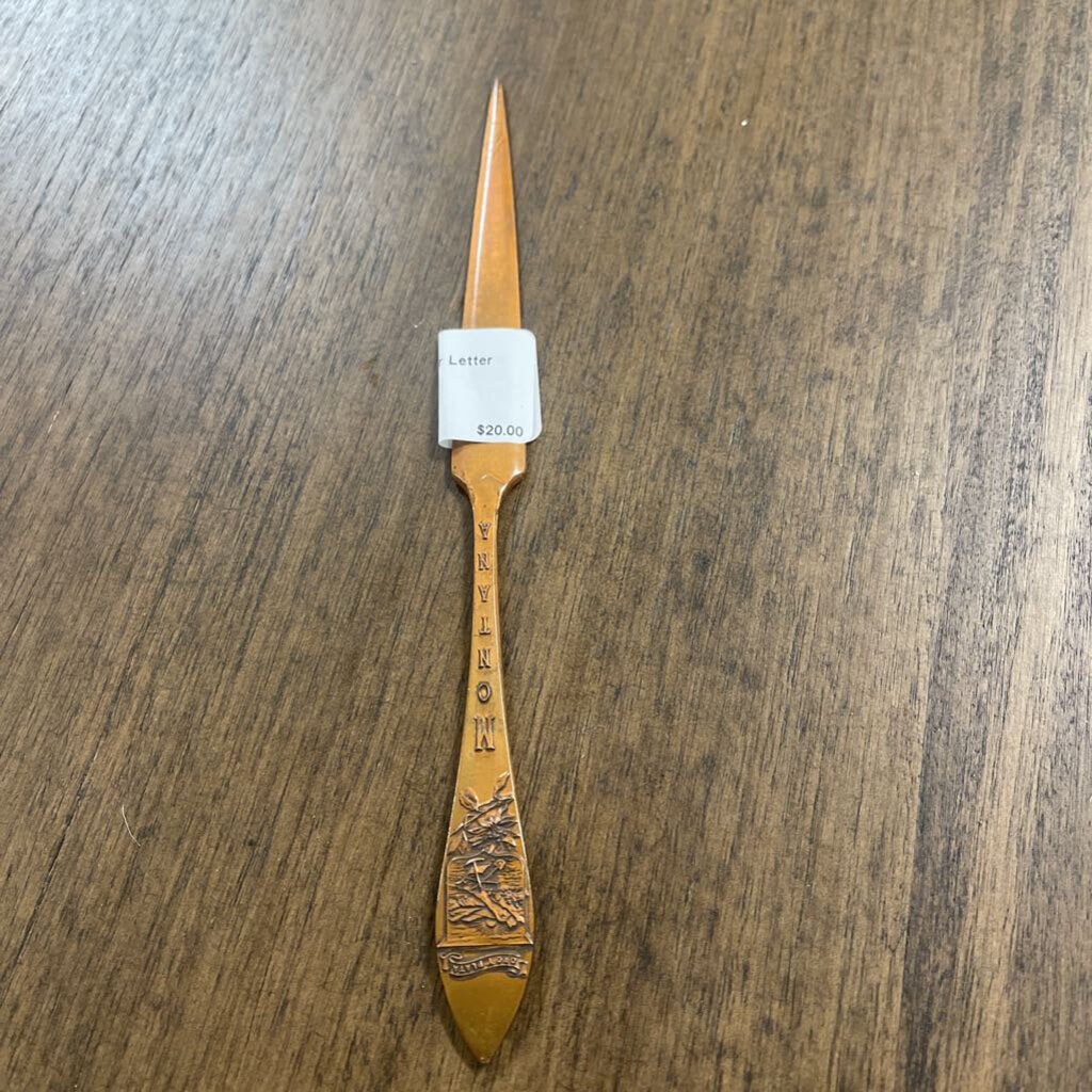 Solid Copper Letter Opener
