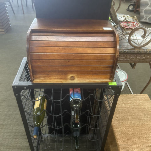 Vintage Roll Top Bread Box