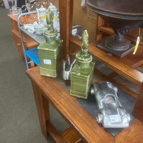 Pair of Decor Jars w/Lids