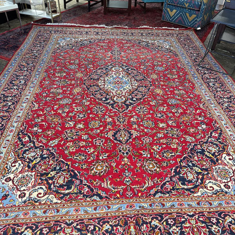10x13 Persian Keshan 100% Wool Pile NEW Rug
