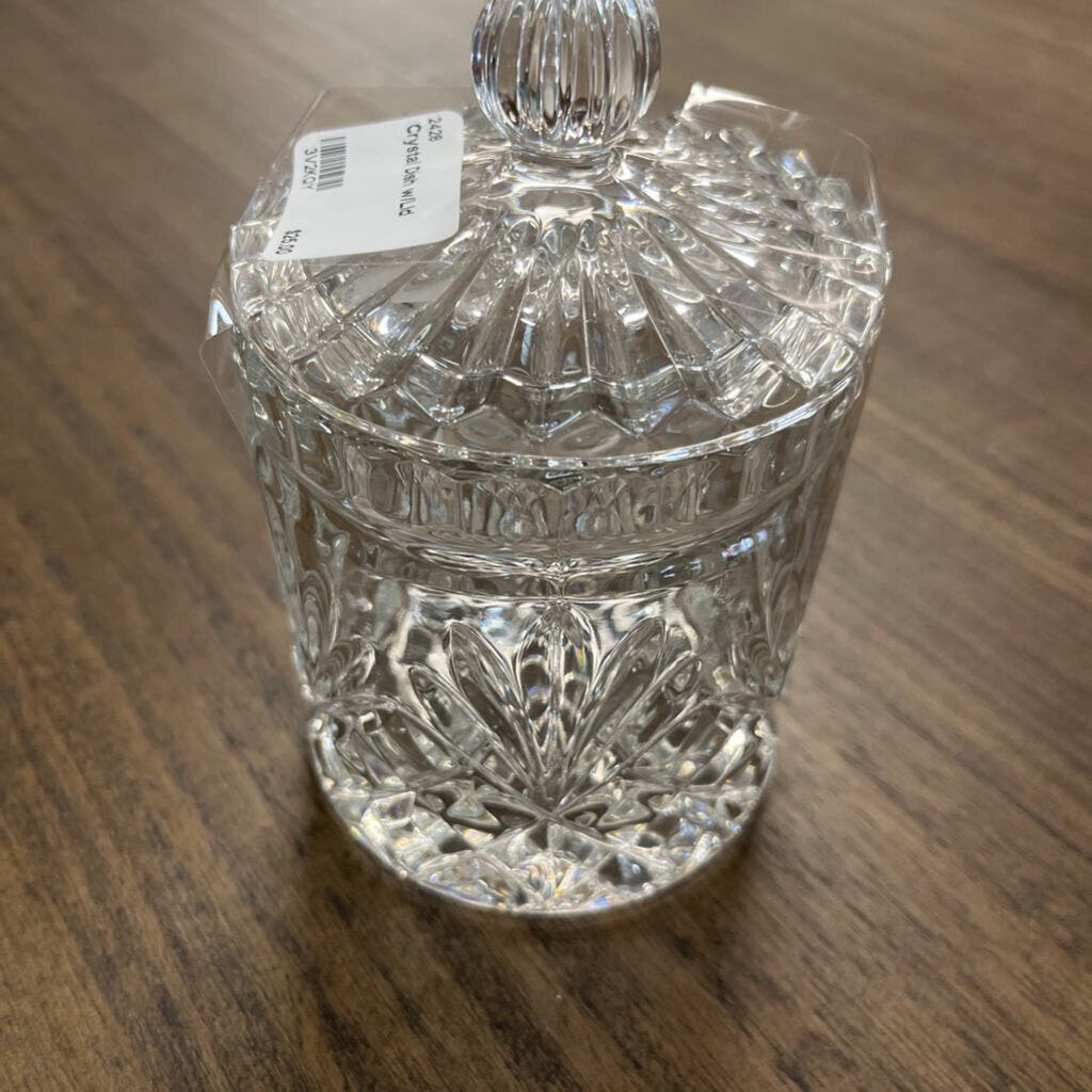 Crystal Dish w/Lid
