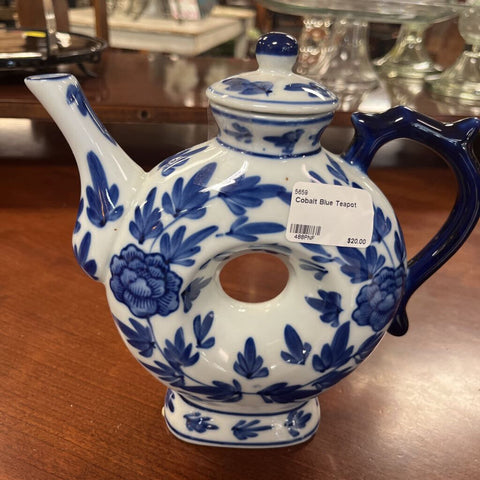 Cobalt Blue Teapot