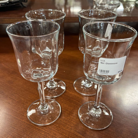4pc Glassware