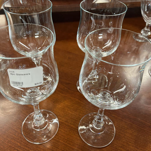 4pc Glassware