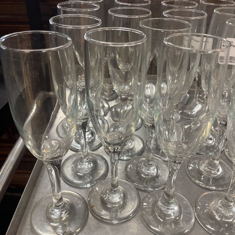 8pc Flute Glassware
