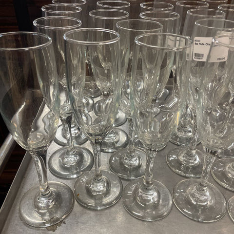 8pc Flute Glassware