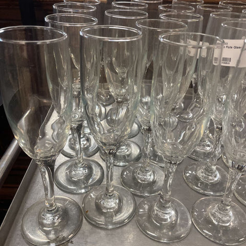 8pc Flute Glassware