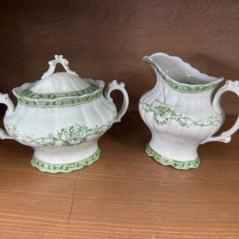 Vintage Cream & Sugar Set