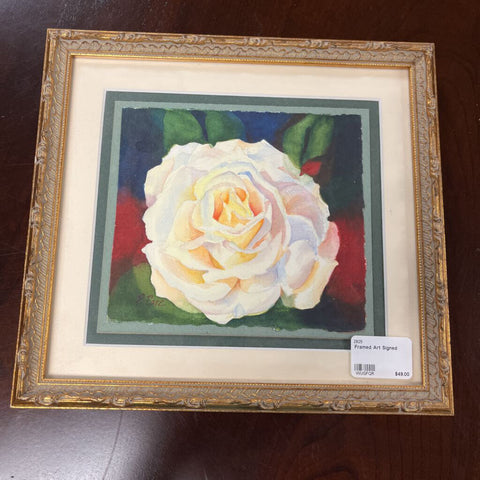 Framed Art Signed