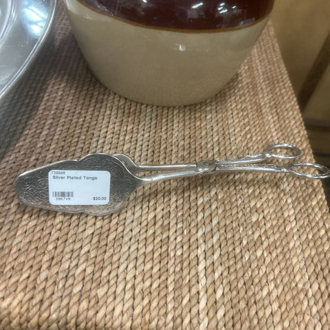 Silver Plated Tongs