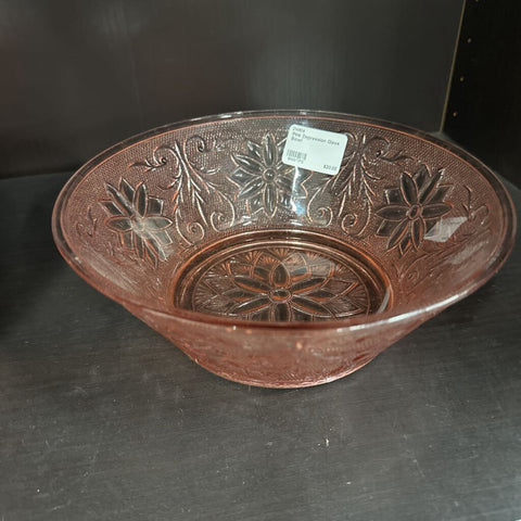 Pink Depression Glass Bowl