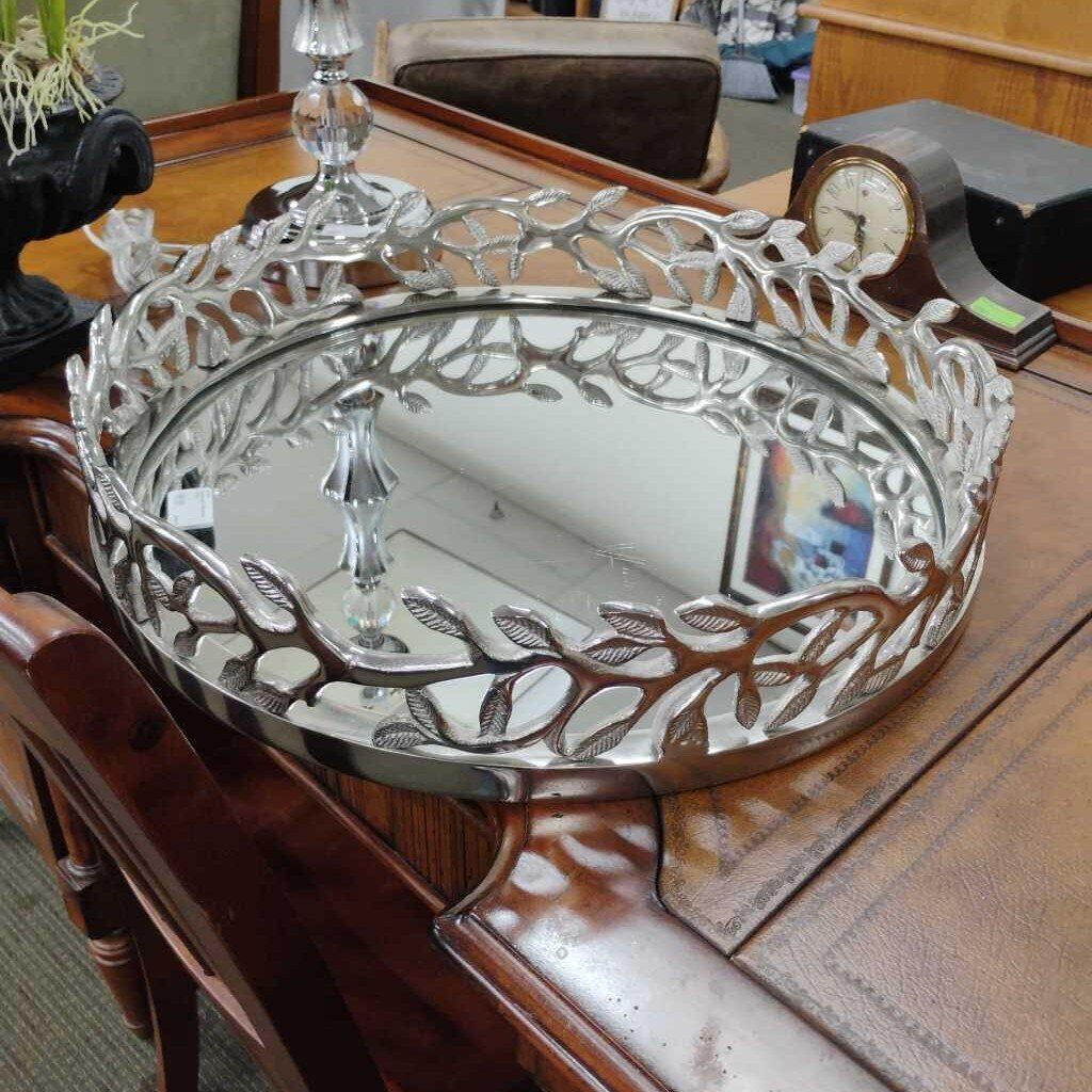 Decorative Mirrored Tray