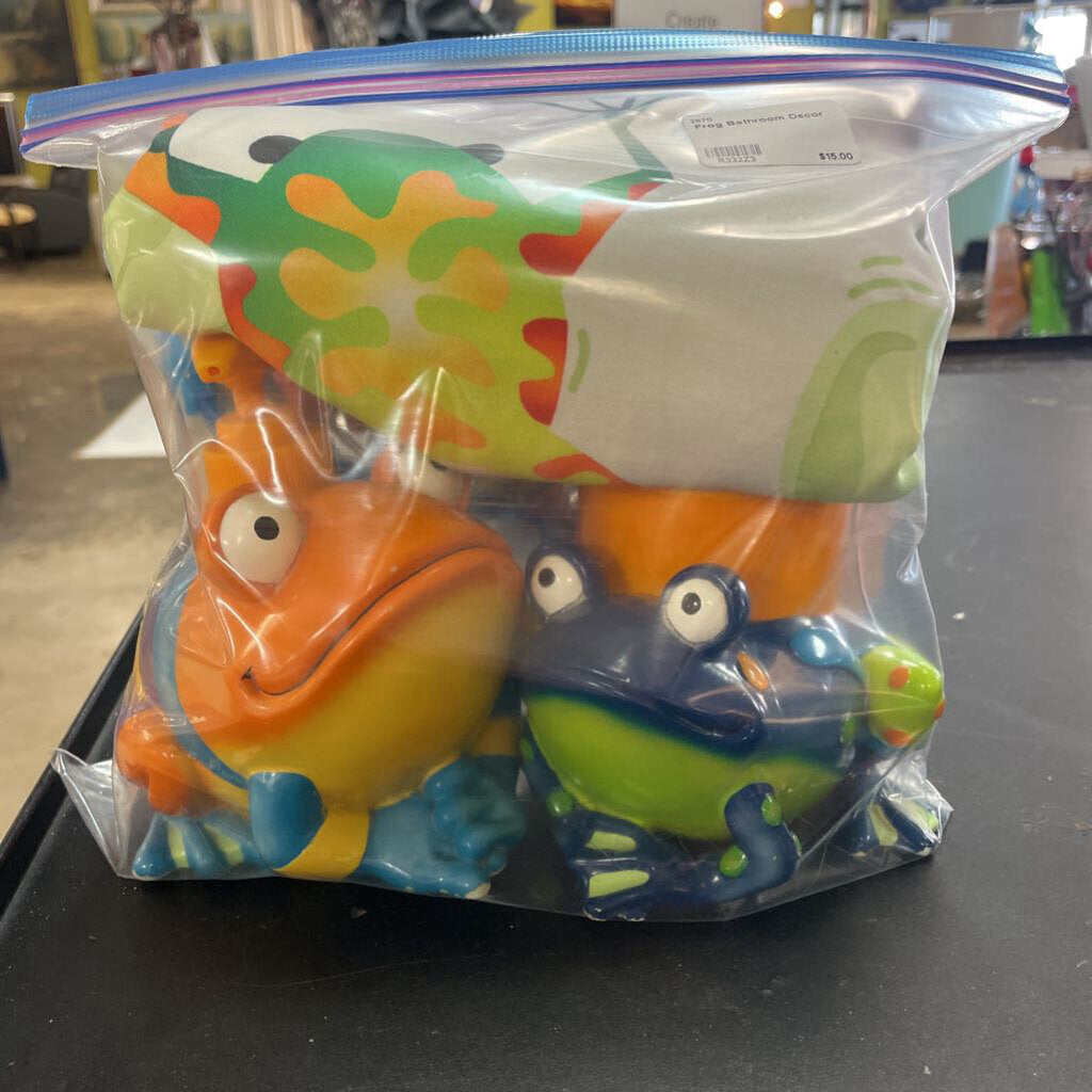 Frog Bathroom Decor