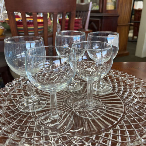 Set of 5 Wine Glasses
